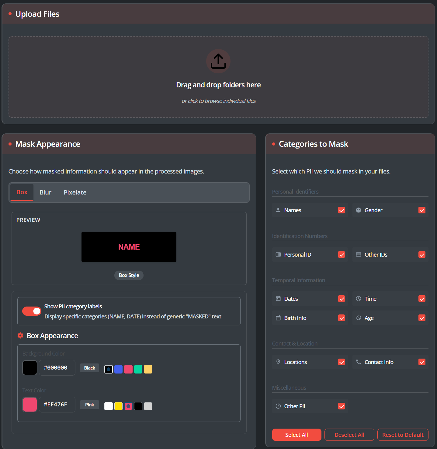 DICOM Anonymizer and Pixel Masker Screenshot