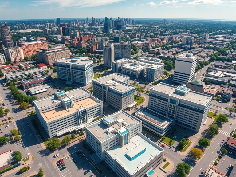 Prospective Imaging Trials Hospital City Lanscape