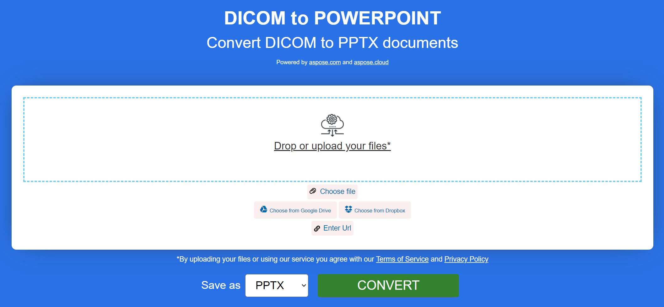 aspose dicom to ppt converter online free